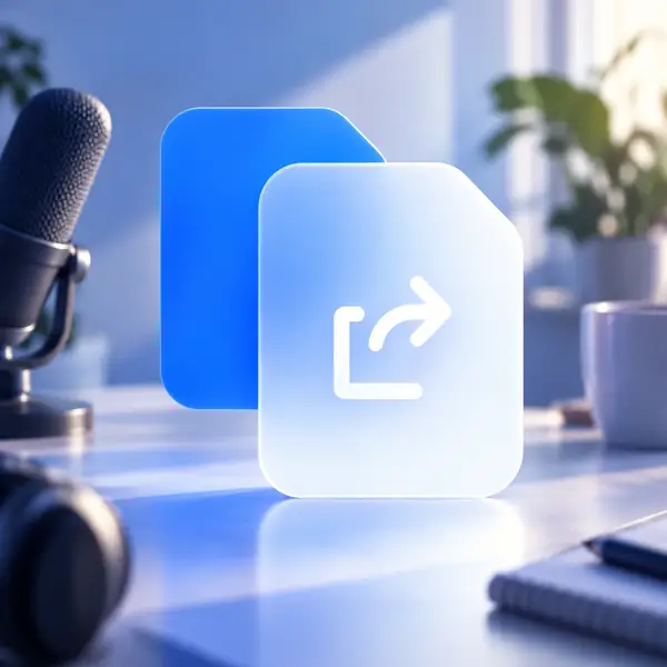 Document export icon.